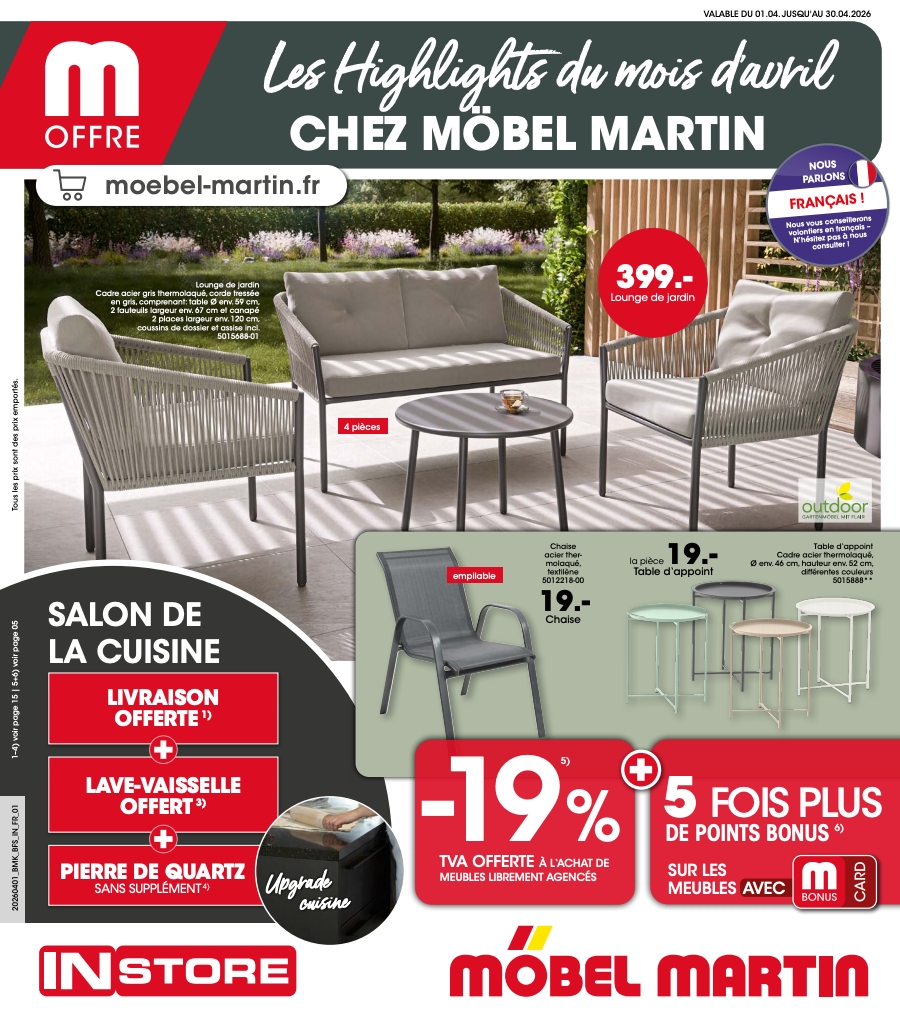 Les Highlights du mois d'avril