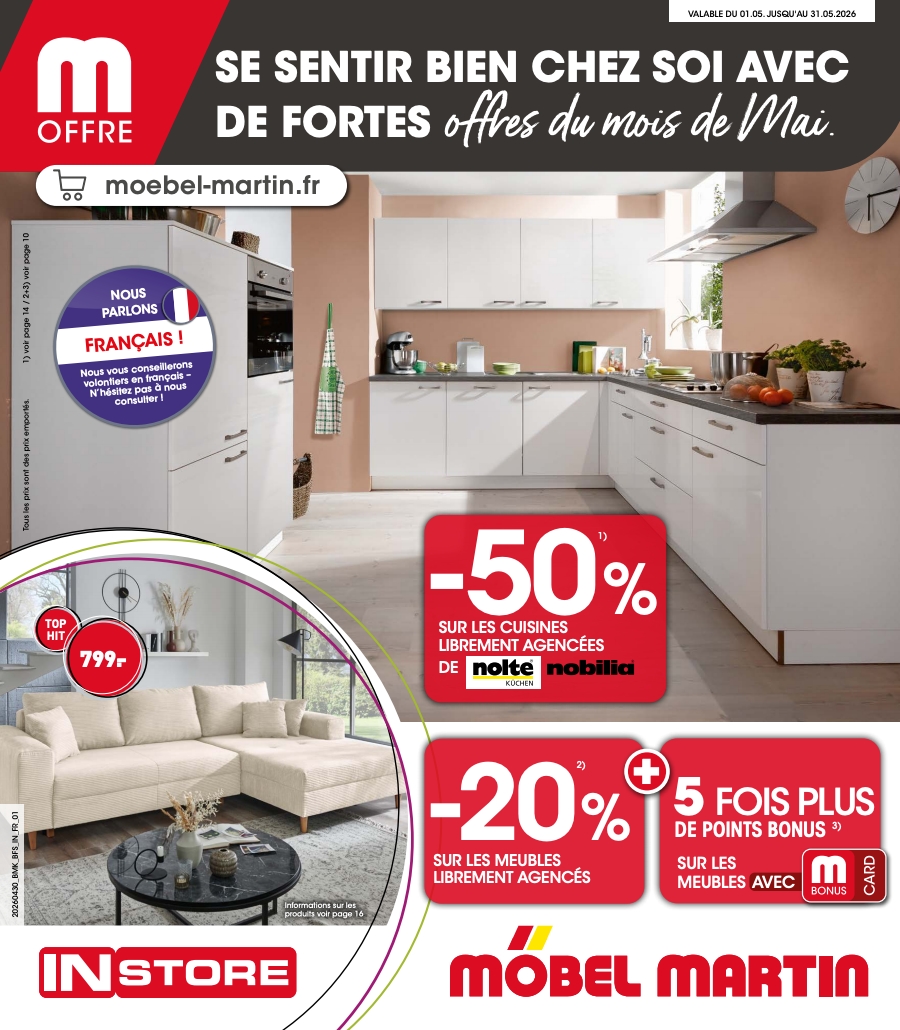 Offres du mois de Mai