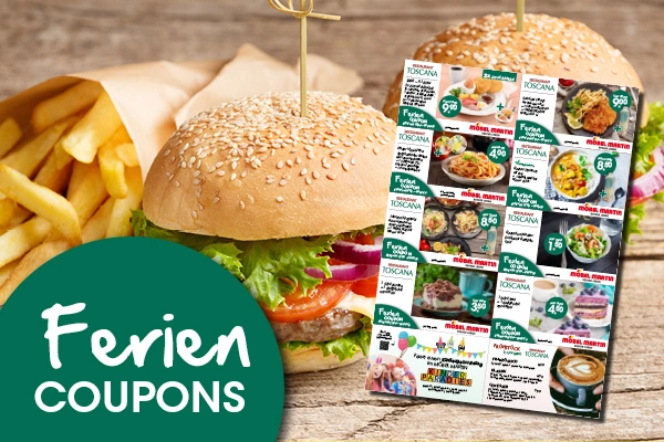 Ferien-Coupons für unser Restaurant Toscana