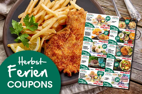 Coupons des vacances d’automne pour notre restaurant Toscana