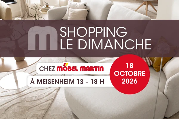 Shopping dominical au magasin d'ameublement de Meisenheim le 18.10.