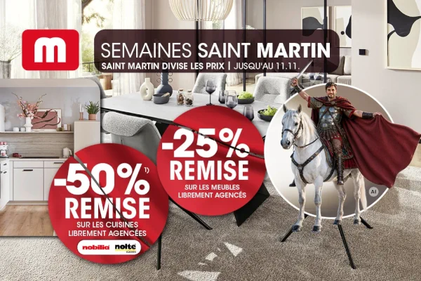 Semaines Saint Martin chez MÖBEL MARTIN