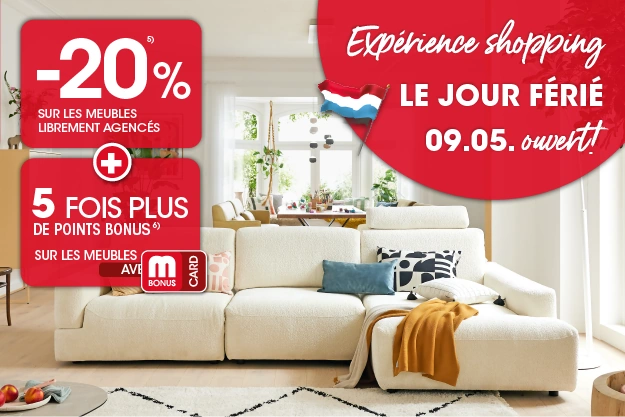 Le plaisir de faire du shopping le jour férié au Luxembourg - le 09.05.