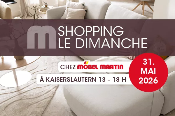 Shopping dominical au magasin d'ameublement de Sarrebruck le 31 mai.